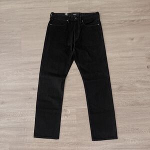 Todd Snyder 13.5 oz Straight Japanese Selvedge Stretch Jean in Black